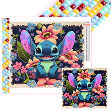 Diamond Painting Stitch 30 x 30 cm Diamant Lilo und Stitch 5D