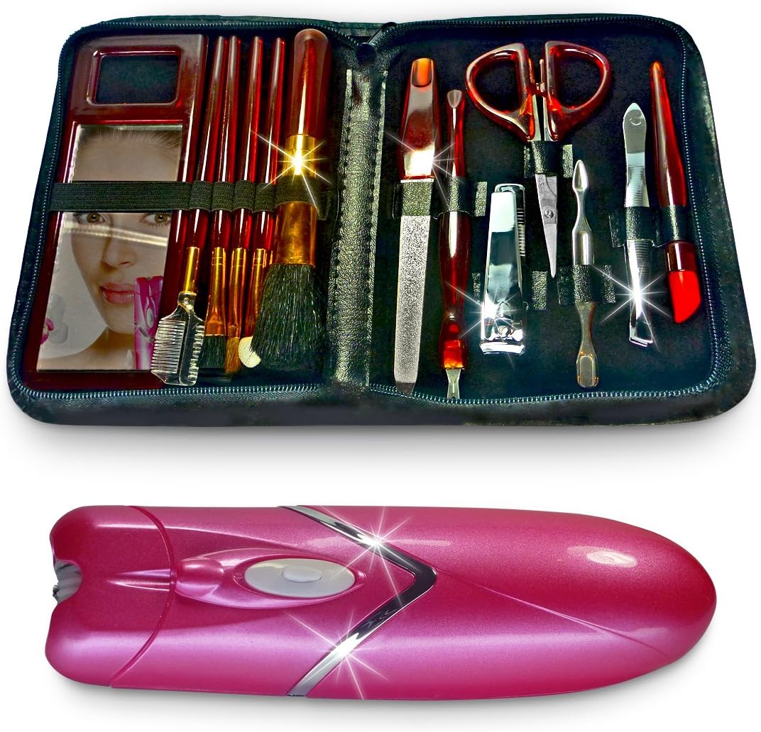 RelaxVital Beauty Epilierer inkl. 14-teiligem Maniküre Set