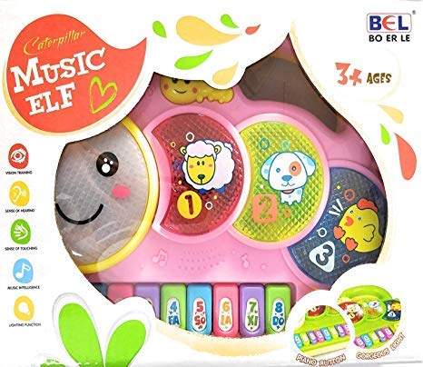 Musikspielzeug für Babys und Kinder, grün, kleines Klavier für Kinder, Musikklavier