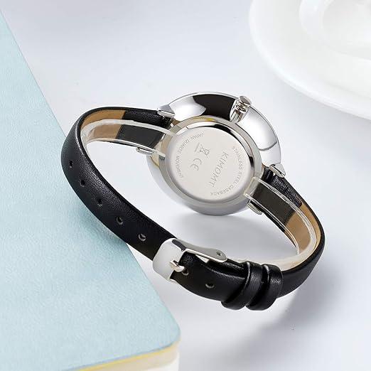 Damenuhren Lederband Luxus Quarzuhren wasserdichte Mode Kreative Armbanduhr für Damen Mädchen