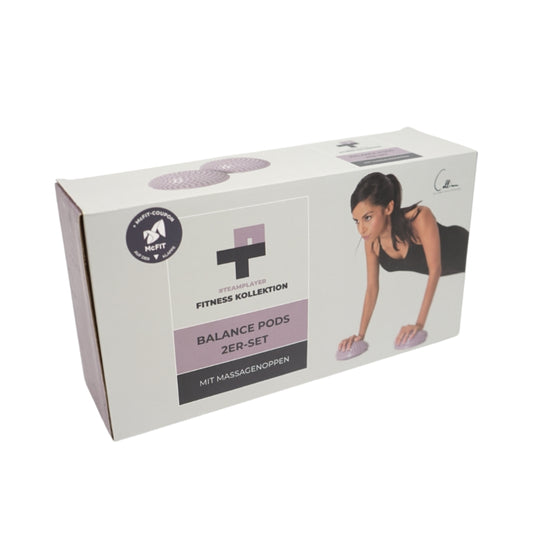 Teamplayer Balance Pods 2er Set mit Massanoppen Balance Igel Fitness Sport