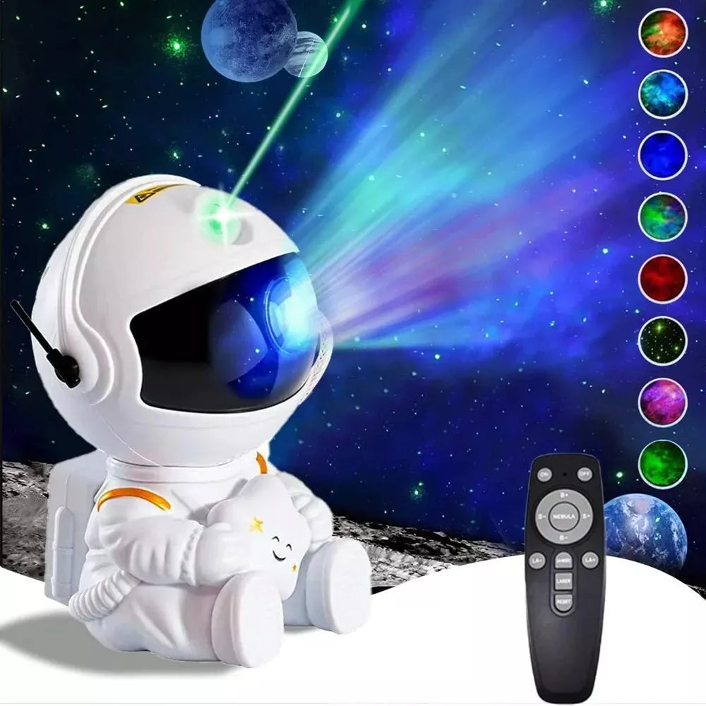 Sternprojektor LED-Lampe, Galaxie-Nachtlicht, Astronaut