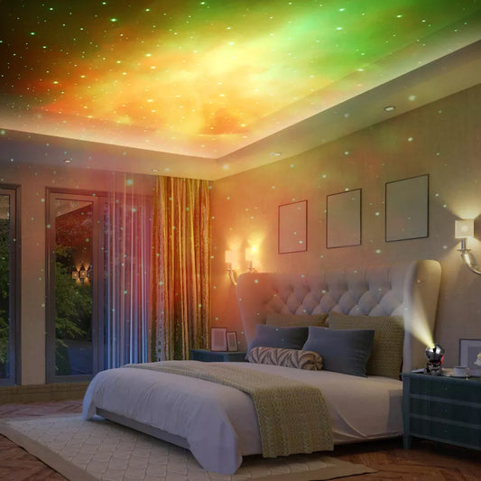 Sternprojektor LED-Lampe, Galaxie-Nachtlicht, Astronaut