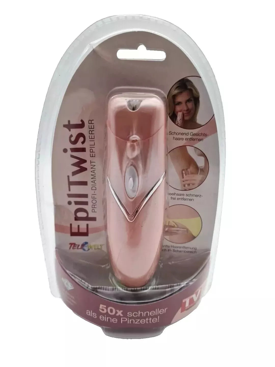 Epil Twist Profi Diamant-Epilierer pink
