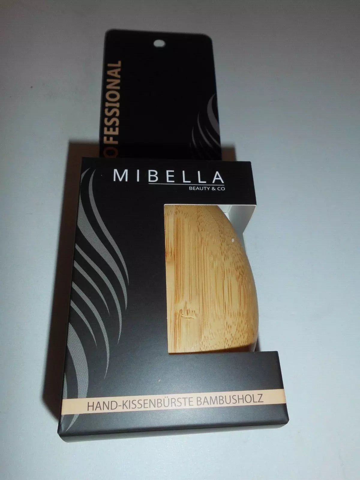 Mibella Professional Hand kissenbürste aus Bambus