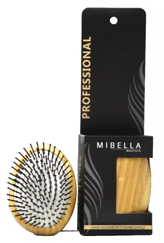 Mibella Professional Hand kissenbürste aus Bambus